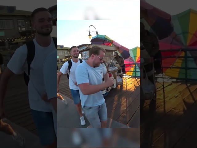 Don and Roy dancing together on that pier! π