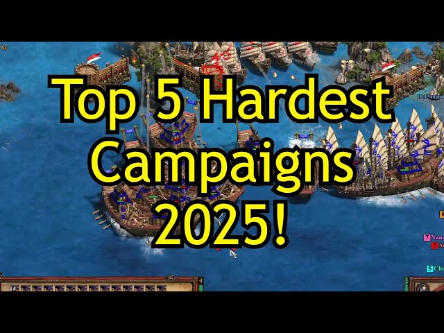 Top 5 Hardest Campaign Scenarios in AoE2: DE! (2025 Version)