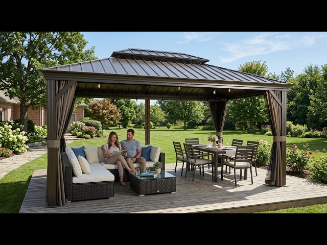 Top 5 Best Hardtop Gazebos for Backyard Shade and All-Season Protection