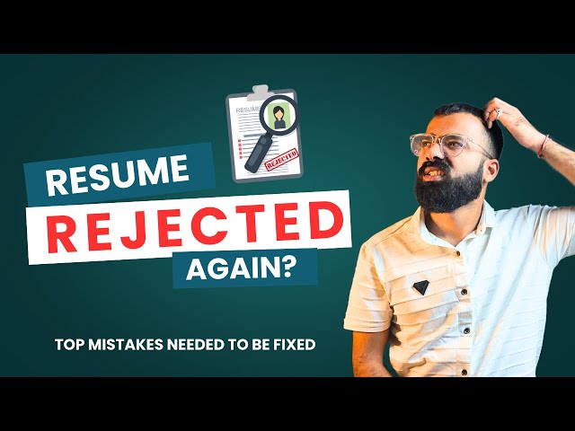 Is Your Resume Getting Rejected? Avoid These 5 Deadly Mistakes | Get Fixed under 5 minutes