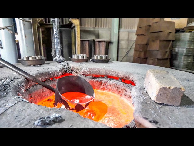 How This Old Japanese Foundry Turns Molten Aluminum into Farm Machine Parts