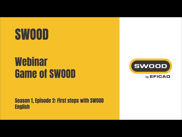 GAME OF SWOOD: Season 1 Episode 2 - First steps with SWOOD - English