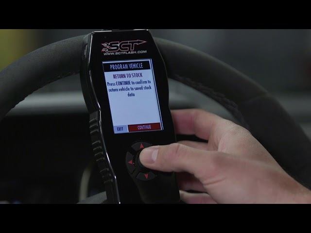 How to Return Your Vehicle To Stock with an SCT X4 Performance Programmer