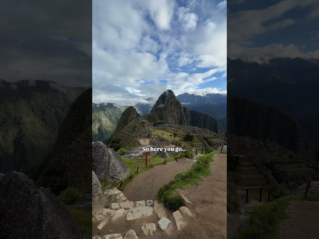 The view that no one shares #peru #machupicchu
