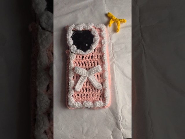 crochet phonecase makeover| #diy #crochet #crocheting #cute #craftyhome #shorts #shortsfeed #viral