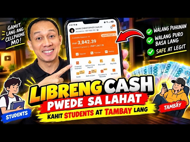 Isang App Na Makakakuha Ng Cash Libre Pwede Sa Lahat Kahit students o Tambay