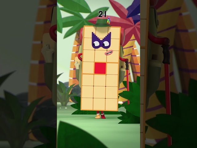 SQUARE NUMBERS - Part 1 | The Castle of Patterns | Numberblocks Spanish #shorts
