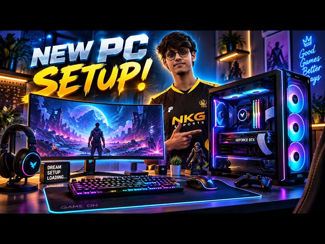 2 LAKH WORTH MY GAMING PC UNBOXING🔥 #pcunboxing #freefire #narikoottamgamerz #sandyop
