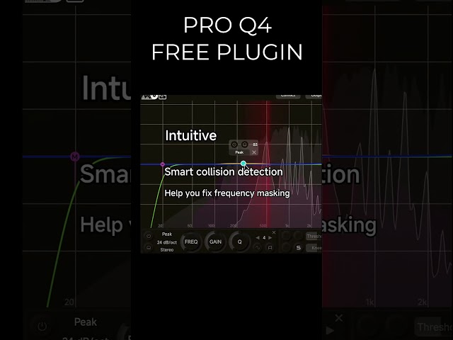 Pro Q4 FREE Alternative Dynamic EQ similar to the FabFilter Pro Q 3 & Kirchhoff EQ  #musicproducer