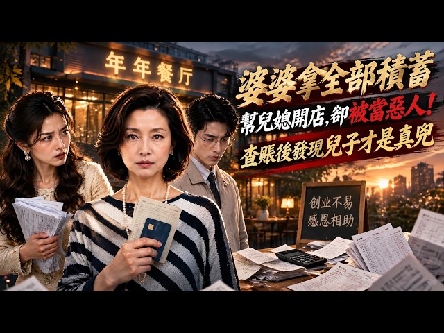 Multi 💥🔥她掏空積蓄支持兒媳創業，最後卻成了“惡婆婆”！查賬後才知兒子才是騙局主謀  這劇情也太爽了，不看可太後悔了！#chinesedrama#drama