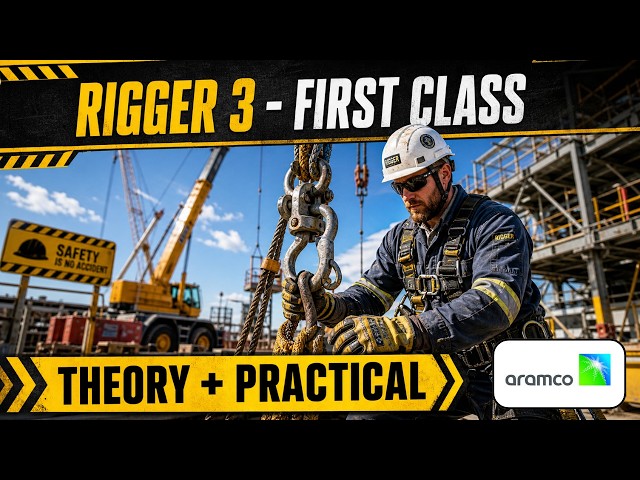 Saudi Aramco Rigger Level 3 Full Course | Class 01 Lifting Theory and Operations