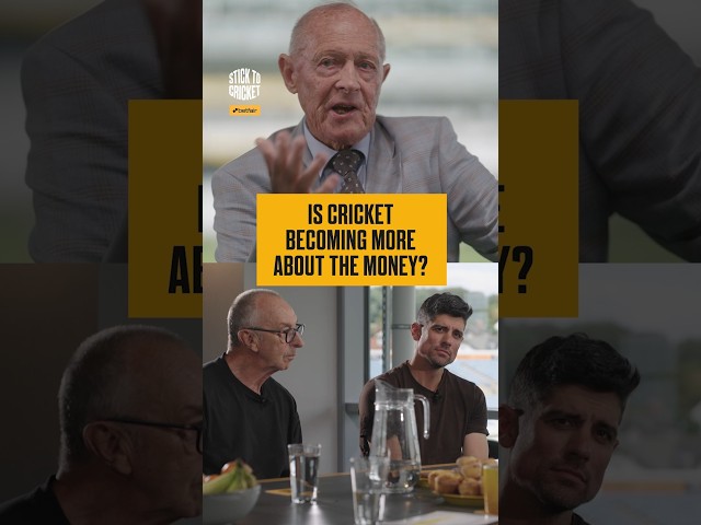 Sir Geoffrey on cricket becoming too money focussed. 💰