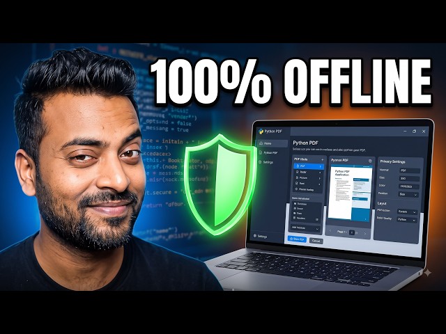 Build Offline PDF Tools with Python FastAPI Merge, Split, Convert & Secure Locally