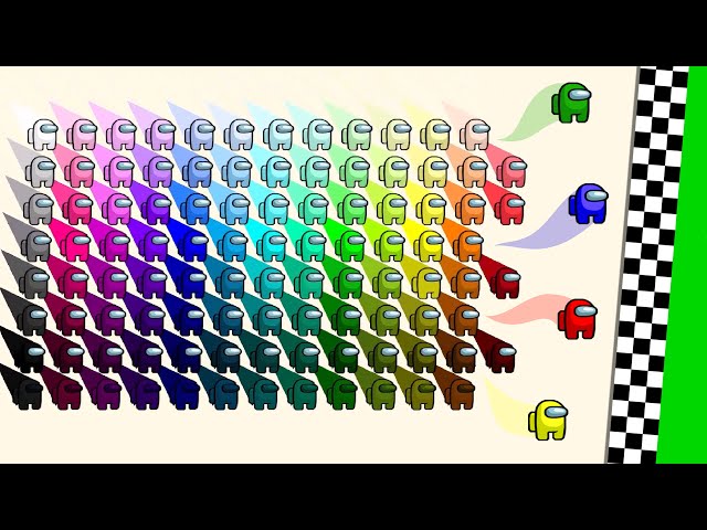 Square Race 2 - 100 Crewmates, 20 Stages | Among Us