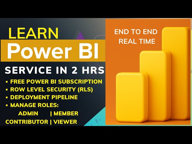 Power BI Service Full Guide | Create Subscription for Free + Manage Roles + Deployment Pipelines