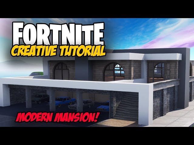 Fortnite Creative Tutorial: Modern Mansion Build