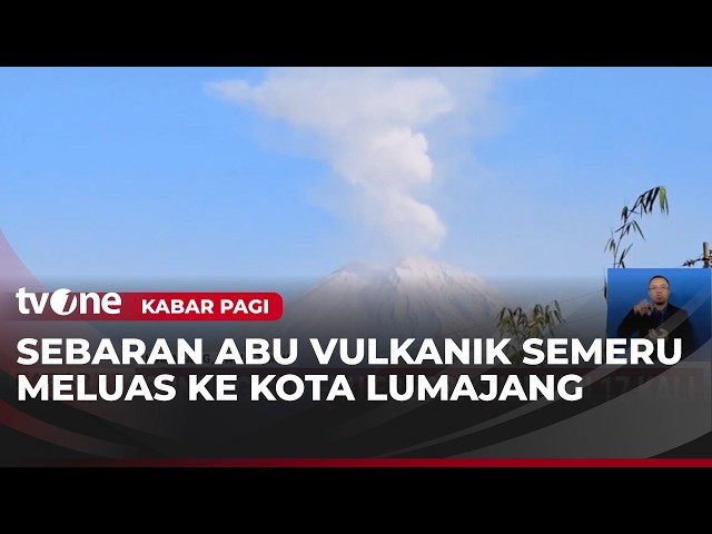 Mount Semeru Erupts 17 Times, Volcanic Ash Spreads to Lumajang | Morning News