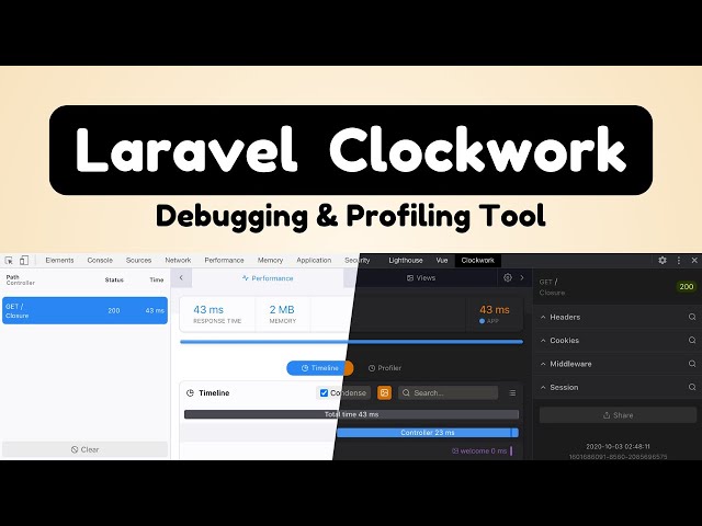 Laravel Clockwork: Debugging and Profiling Like a Pro | Optimizing Laravel Performance
