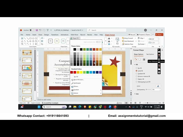 Illustrated PowerPoint 365 | Module 2: SAM Project A Access Medical Employee Orientation