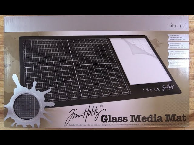 Tim Holtz Glass Media Mat Review & Demo