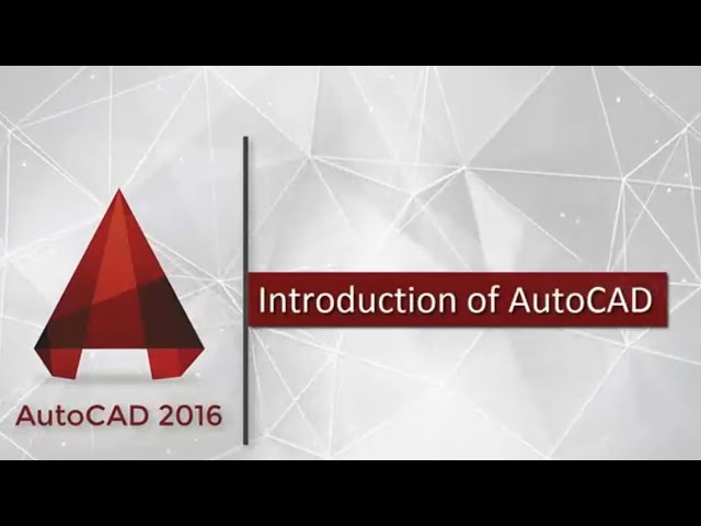 Introduction of AutoCAD software || What is AutoCAD