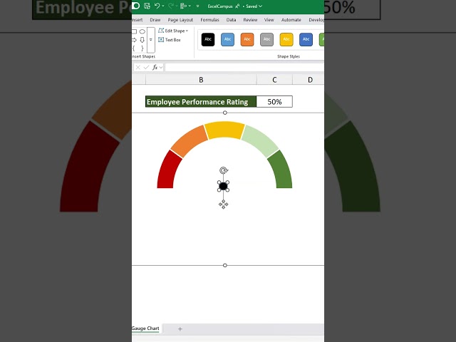 Create a Dynamic Gauge Chart in Excel in Minutes! 📊