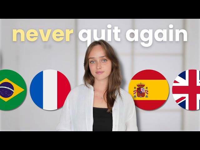 How to finally learn a language ⭐ never quit again