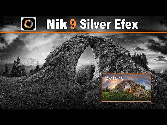 Dramatic Black & White Editing in Nik 9 Silver Efex