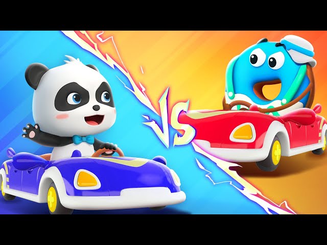 Yummy Foods Family Ep 12 - Toy Car Race | BabyBus TV - Kids Cartoon