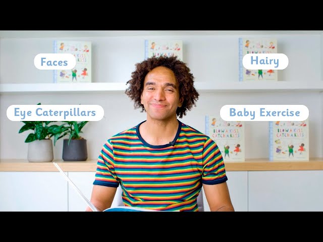 Poems with Joseph Coelho | Faces, Hairy, Eye Caterpillars, Baby Exercise | Blow a Kiss, Catch a Kiss