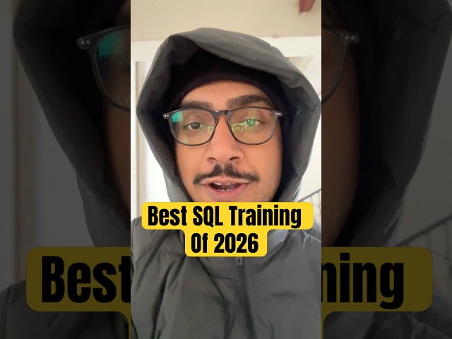 The ABSOLUTE BEST SQL Training for Beginners in 2026