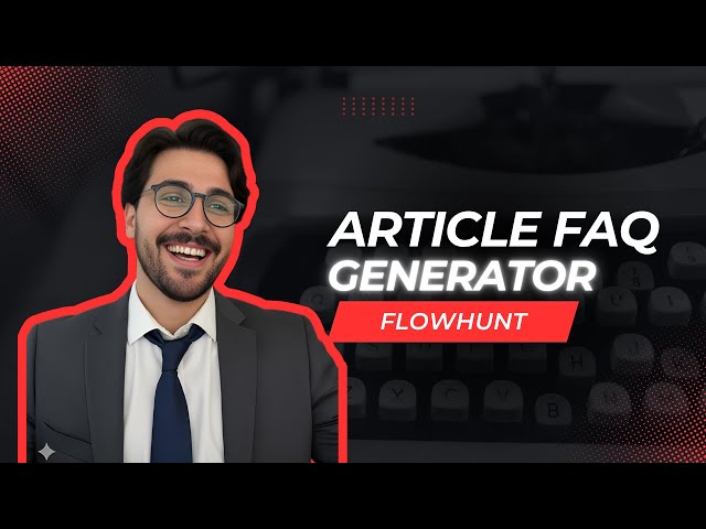 We Built an AI FAQ Generator! 🤖 | Turn Any Blog or Article into FAQs Instantly