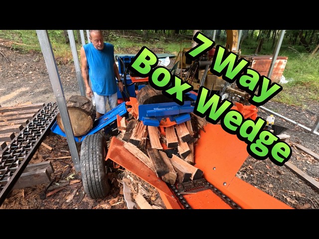 Splitting some big firewood # 924