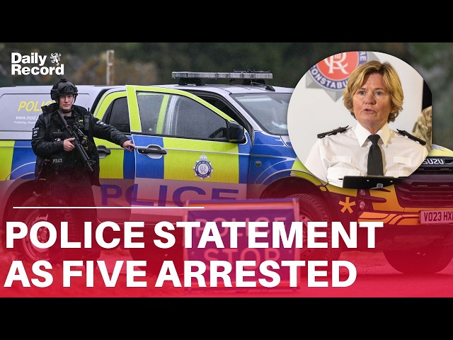 Gloucestershire Police speaks as five men arrested on suspicion of explosive and terrorism offences