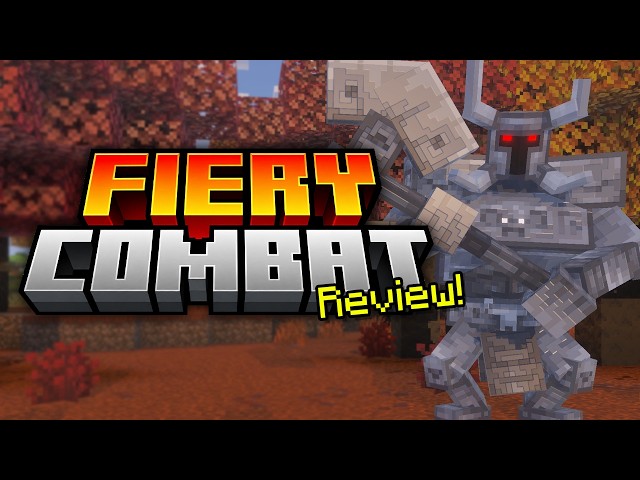 FIERY COMBAT ADDON Gives Minecraft Bedrock REAL RPG Combat