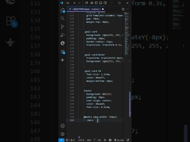 Day 3 Making website template #htmllearning  #css  #javascript  #website  #static  #programming