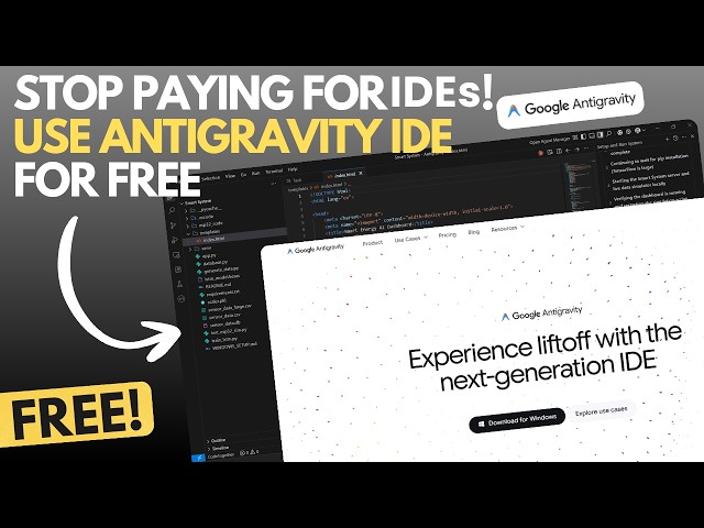 Stop Paying for IDEs! Use Antigravity IDE for FREE 🔥 Full Setup  GuideAntigravity IDE Full Tutorial