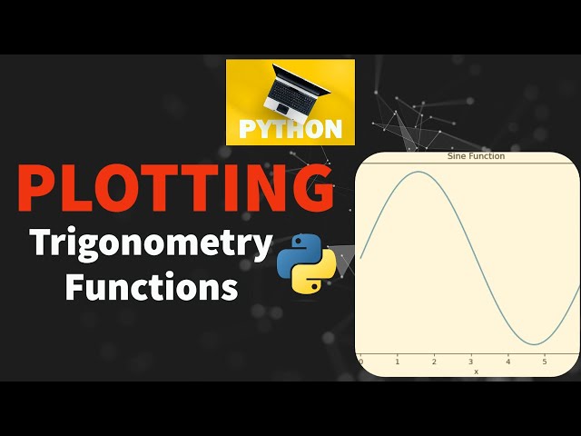Plotting Trigonometric Functions in Python | Sine - Cosine | Matplotlib | Python Programming