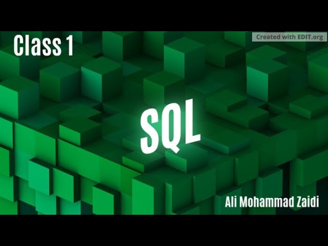 INTRODUCTION TO SQL | DATA | DATABASE | DBMS | RDBMS | RM