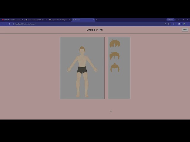 Page using jQuery