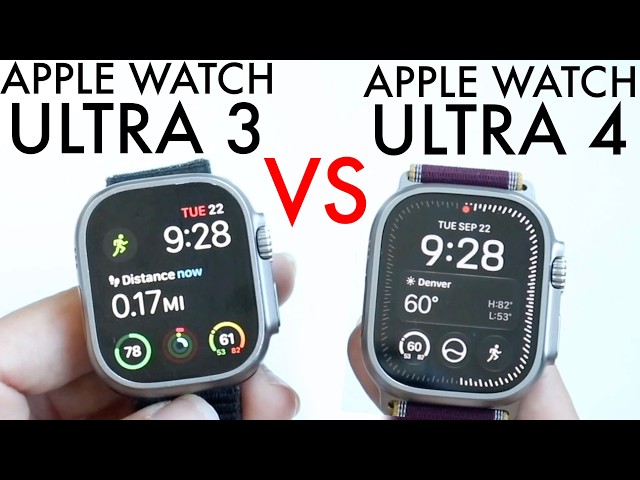 Apple Watch Ultra 4 Vs Apple Watch Ultra 3! (Comparison) (Review)