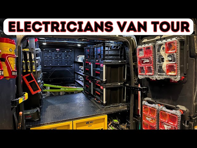 Electricians Van Tour, Milwaukee Pack Out