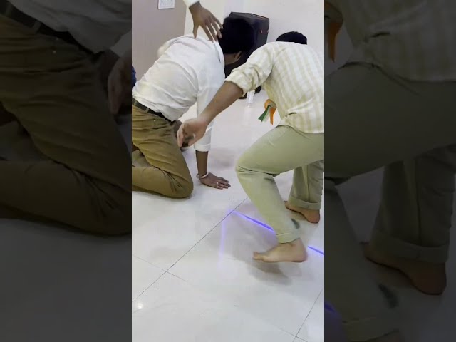 Bottle Shifting Challenge 🧴🔥 | Teamwork & Fun at Work! #shorts