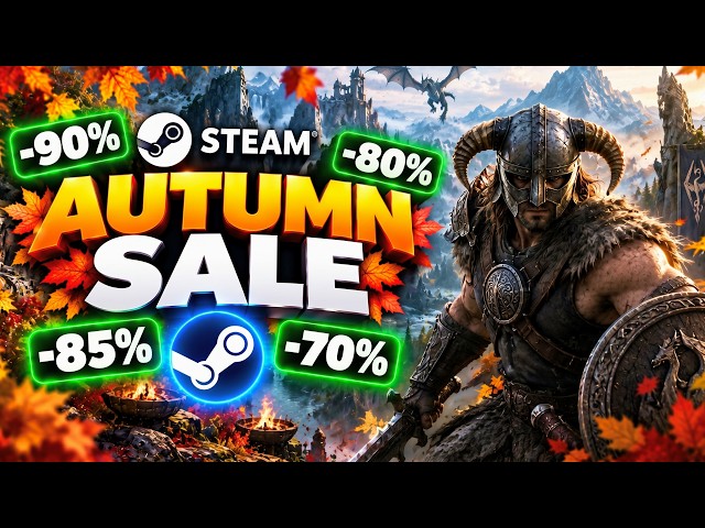 🍁STEAM AUTUMN SALE 2026 – 15 GREAT GAMES on HUGE SALE RIGHT NOW!