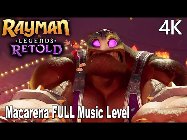Rayman Legends Retold Macarena Music Level Walkthrough 4K