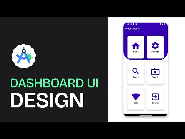 Dashboard UI in Android Studio | Fast Android App Design Tutorial
