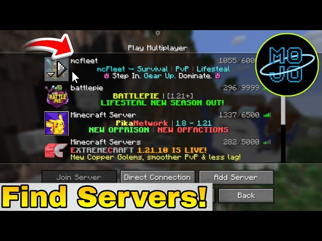 How to Find and Join the Best Servers For MOJO Launcher #minecraft #mojolauncher