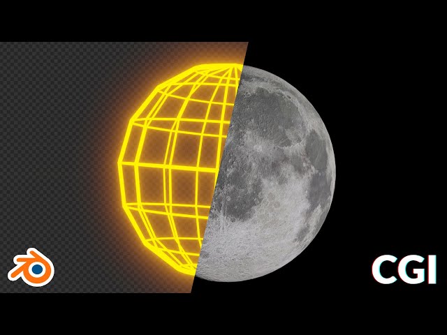 🌝 Create the Moon in 1 Minute! - Blender Tutorial