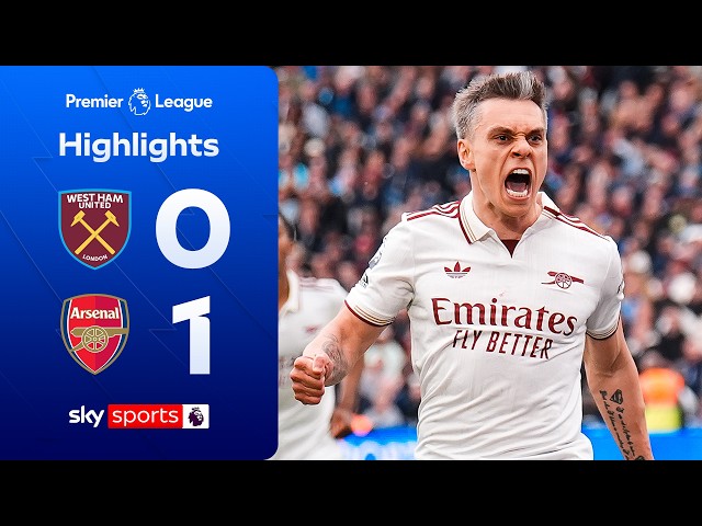 Trossard WINNER before late VAR drama! 🤯 | West Ham 0-1 Arsenal | Premier League Highlights