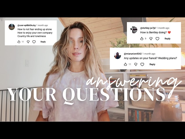 Q&A ☕️ marriage, motherhood, loneliness & fall things